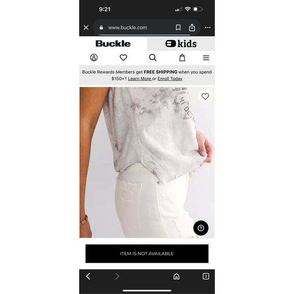 AFFLICTION Alchemist Open Back Tank Top, Color: White Grey Crystal Wash, Med, NW - Picture 7 of 9